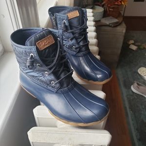 Sperry Saltwater Quilted Duck Booties